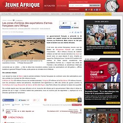 Les zones d'ombres des exportations d'armes françaises vers l'Afrique
