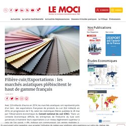 Filière cuir/Exportations : les marchés asiatiques plébiscitent le haut de gamme français