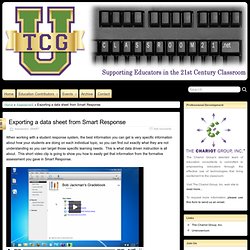 Exporting a data sheet from Smart Response » Classroom21#.TrmxZ1jgIq8.twitter