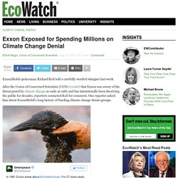 Exxon Exposed for Spending Millions on Climate Change Denial