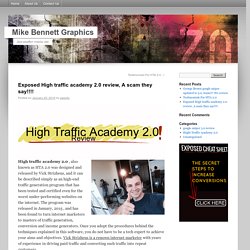 Exposed High traffic academy 2.0 review, A scam they say!!!!
