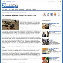 UN Report Exposes Israeli Atrocities in Gaza