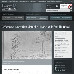 Créer une exposition virtuelle : Hansi et la famille Résal