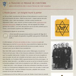 A travers le prisme de l'histoire - Mini exposition des collections de Yad Vashem