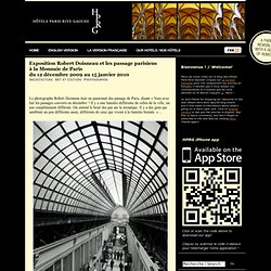 Exposition Robert Doisneau et les passage parisiens à la Monnaie de Paris du 12 décembre 2009 au 15 janvier 2010