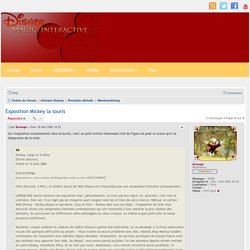 Exposition Mickey la souris - Disney Magic Interactive