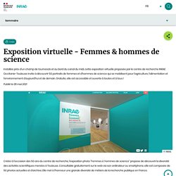 Exposition "Femmes et hommes de sciences" de l'inrae