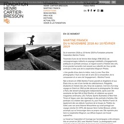 Expositions - Fondation Henri Cartier-Bresson