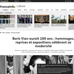 Boris Vian aurait 100 ans : hommages, reprises et expositions célèbrent sa modernité...(Cliquez sur l'image & découvrez l'ensemble de l'article)