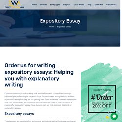 Expository Essay Writing Service Online