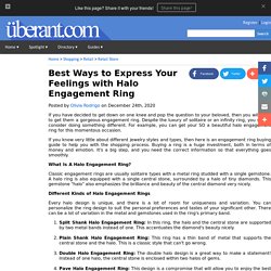 Best Ways to Express Your Feelings with Halo Engagement Ring