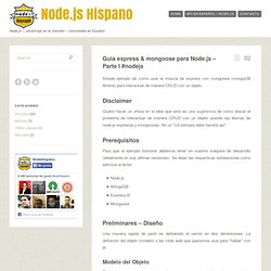 Guia express & mongoose para Node.js – Parte I #nodejs