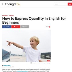 How to Express Quantity in English for Beginners