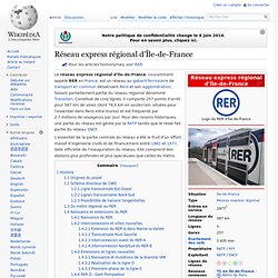 Réseau express régional d'Île-de-France