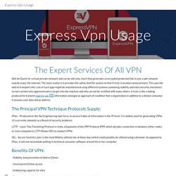 Express Vpn Usage