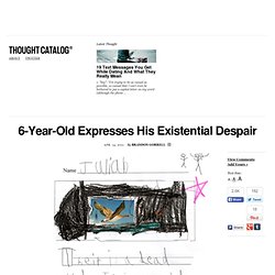 6-Year-Old Expresses His Existential Despair