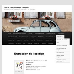 Site de Français Langue EtrangèreSite de Français Langue Etrangère