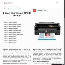 Epson Expression XP 330 Setup - Driver Download & Installation