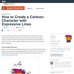 How to Create a Cartoon Character with Expressive Lines