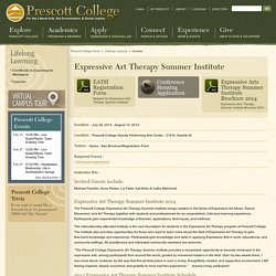 Expressive Art Therapy Summer Institute 2014