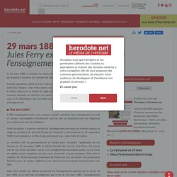29 mars 1880 - Jules Ferry expulse les religieux de l'enseignement
