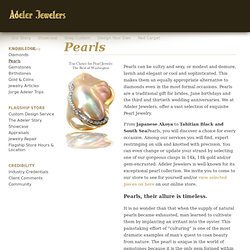 Exquisite Pearls & Pearl Jewelry