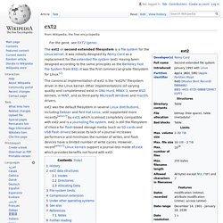 ext2 - Wikipedia