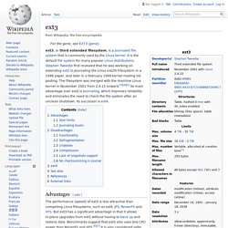 ext3 - Wikipedia
