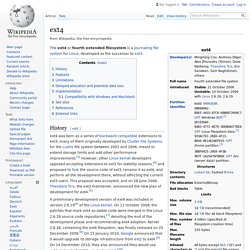 ext4 - Wikipedia