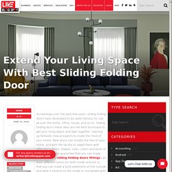 Some of the trendy sliding folding door in the current market
