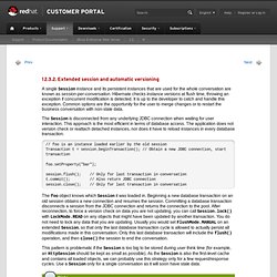 2.3.2. Extended session and automatic versioning