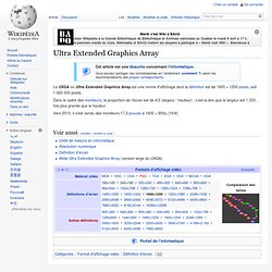 Ultra Extended Graphics Array