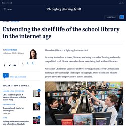 Extending the shelf life of the school library in the internet age