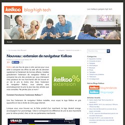 Extension de navigateur Kelkoo