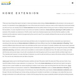 Professional home extension service in Oxford