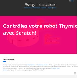 Extension ScratchX pour Thymio