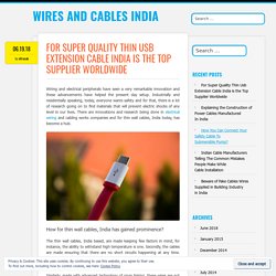 For Super Quality Thin Usb Extension Cable India is the Top Supplier Worldwide – Wires And Cables India