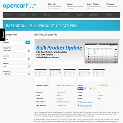 Bulk Product Update Pro