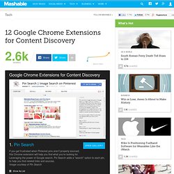 12 Google Chrome Extensions for Content Discovery