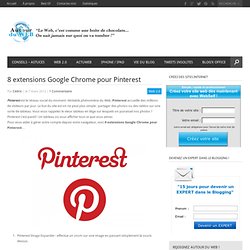 8 extensions Google Chrome pour Pinterest