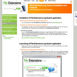 Search File-Estensions.org