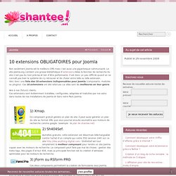 10 extensions OBLIGATOIRES pour Joomla | Web & Webmastering