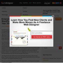 Extensive Roundup of the Best WordPress Plugins You'll Ever Need: Year 2012 Edition
