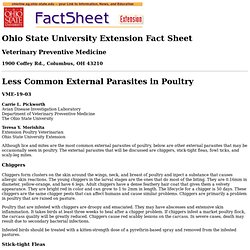 Less Common External Parasites in Poultry, VME-0019-03