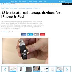 18 best external storage devices for iPhone & iPad