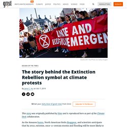 The story behind the Extinction Rebellion symbol at climate protests
