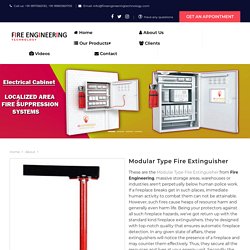 Modular Type Fire Extinguisher Manufacturer