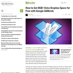 How to Get 8GB+ Extra Dropbox Space for Free with Google AdWords