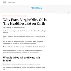 Why Extra Virgin Olive Oil is The Healthiest Fat on Earth