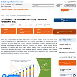 Meat Extract Market – Global Industry Trends and Forecast to 2028